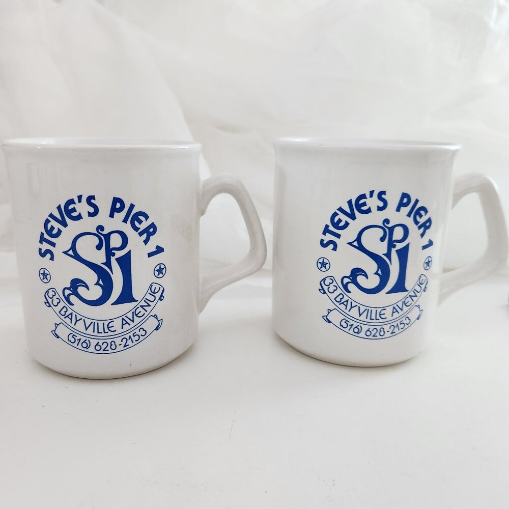 Steve's Pier 1 Collectible Coffee Mugs